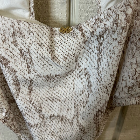 PILYQ Cobra Maisie Ring One Piece Swimsuit, size medium. - Picture 5 of 6